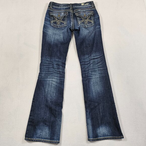 KUT from the Kloth Jeans Womens 2 Denim So Low Rise Flared - Picture 3 of 13